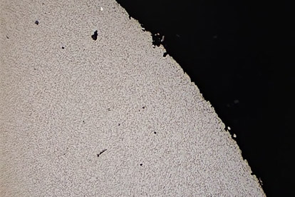 Metallographische Untersuchung (100×)